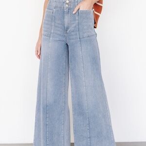 Baltic Born Emmi Mid Rise Wide Leg Jeans | Medium Wash Size LL